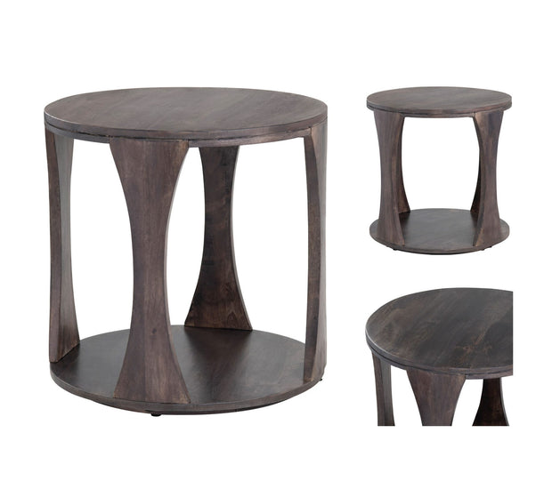 Crestview Collection Bowtie Contemporary Wood End Table