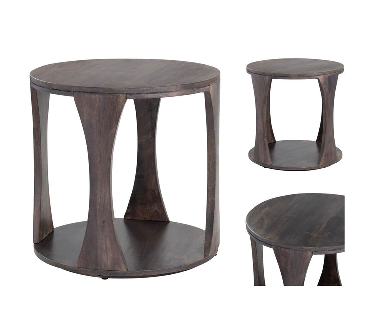 Crestview Collection Bowtie Contemporary Wood End Table