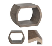 Crestview Collection Infinity Modern Rounded End Table