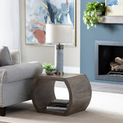 Crestview Collection Infinity Modern Rounded End Table