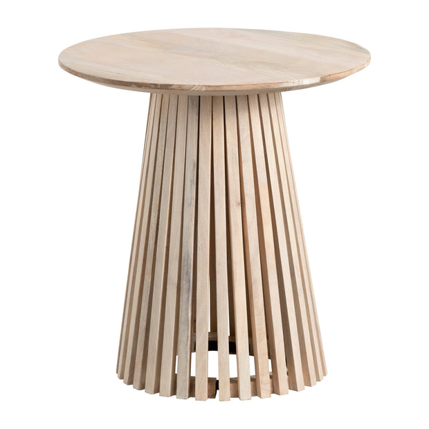 Crestview Collection San Bernadino Slatted Wood End Table