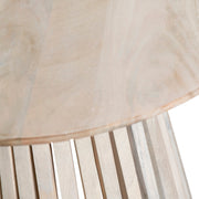 Crestview Collection San Bernadino Slatted Wood End Table