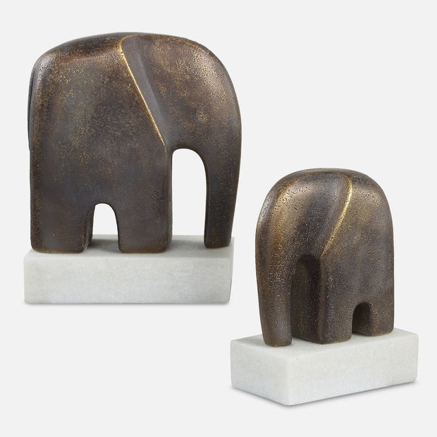 Uttermost Timeless Tusk Sculptures Set Of Two