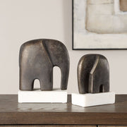 Uttermost Timeless Tusk Sculptures Set Of Two