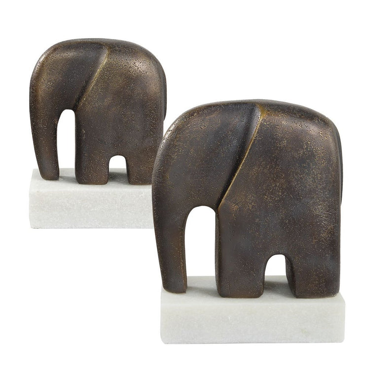 Uttermost Timeless Tusk Sculptures Set Of Two