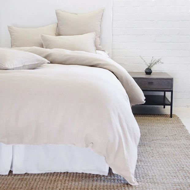 Pom Pom at Home Blair Taupe Linen Euro Sham ~ 26 x 26 LAST CHANCE SALE ~ LIMITED QUANTITIES