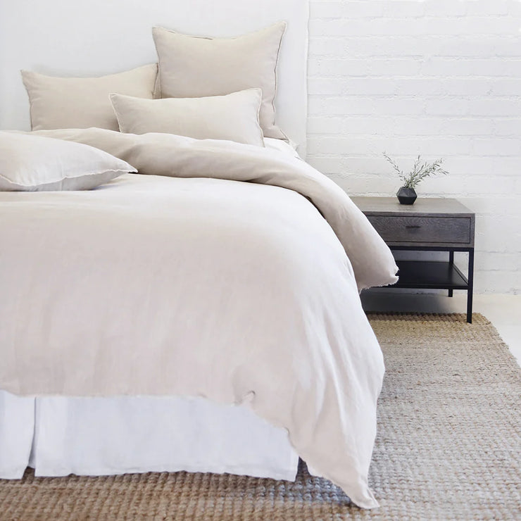 Pom Pom at Home Blair Taupe Linen Euro Sham ~ 26 x 26 LAST CHANCE SALE ~ LIMITED QUANTITIES