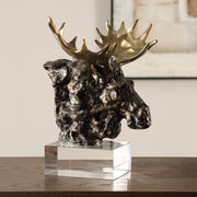 Uttermost Moose Bust Sculpture