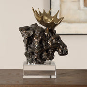 Uttermost Moose Bust Sculpture