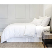 Pom Pom at Home Blair White Linen King Sham ~ 20 x 36 LAST CHANCE SALE ~ LIMITED QUANTITIES