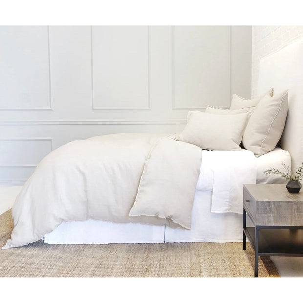 Pom Pom at Home Blair Taupe Linen Euro Sham ~ 26 x 26 LAST CHANCE SALE ~ LIMITED QUANTITIES