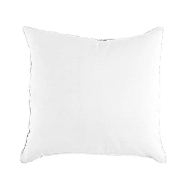 Pom Pom at Home Blair White Linen Euro Sham ~ 26 x 26