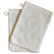Anaya Home Serenity Cotton White Wash Glove ~ Set of 2