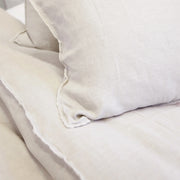 Pom Pom at Home Blair Taupe Linen Duvet Cover ~ Available in Queen and King Size