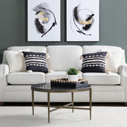 Crestview Collection Xander Natural Black Marble Coffee Table