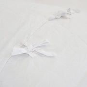 Pom Pom at Home Blair White Linen Euro Sham ~ 26 x 26