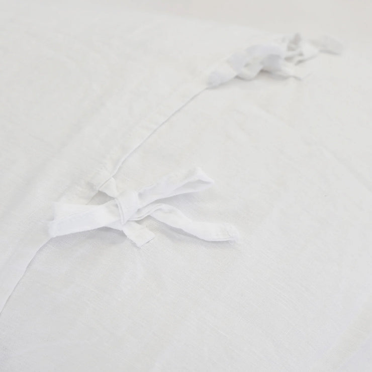 Pom Pom at Home Blair White Linen Euro Sham ~ 26 x 26