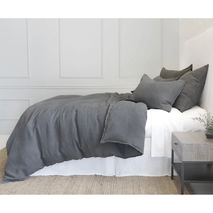 Pom Pom at Home Blair Midnight Linen Duvet Cover ~ Available in Queen and King Size