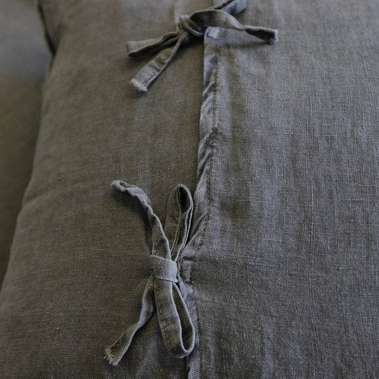 Pom Pom at Home Blair Midnight Linen Euro Sham ~ 26 x 26