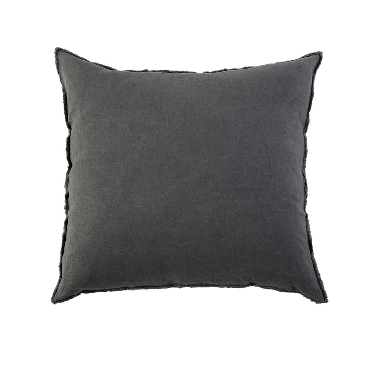 Pom Pom at Home Blair Midnight Linen Euro Sham ~ 26 x 26