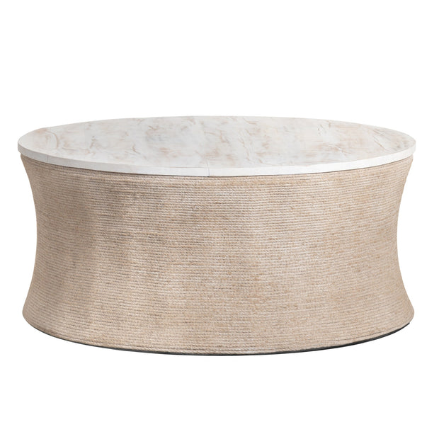 Crestview Collection Key Largo Mango Wood Wrapped in Rope Coffee Table