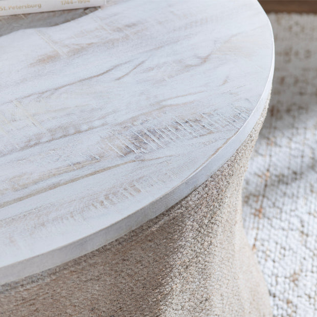 Crestview Collection Key Largo Mango Wood Wrapped in Rope Coffee Table