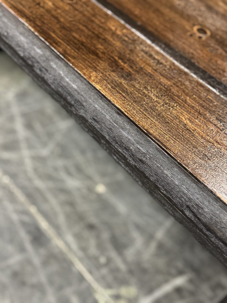 Casa Bonita Peruvian Hand-Painted Carved Wood Olympus 8 Foot Dining Table