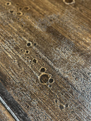 Casa Bonita Peruvian Hand-Painted Carved Wood Olympus 8 Foot Dining Table