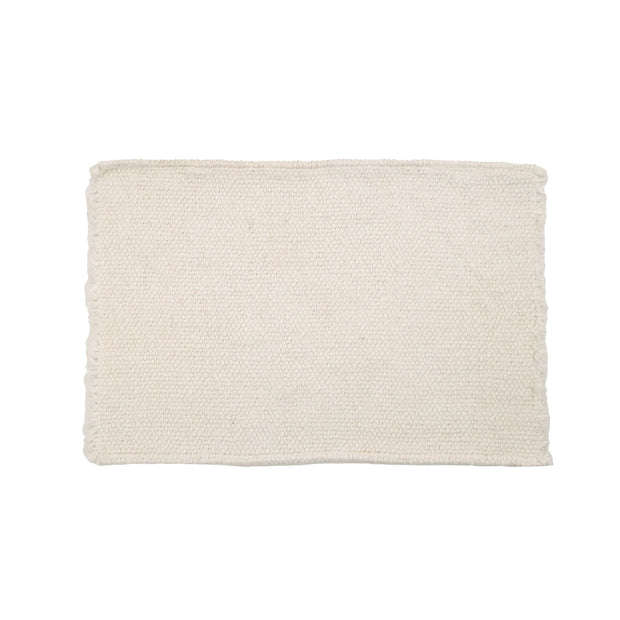 Pom Pom at Home Porter White Set of 4 Placemats ~ 13 x 19