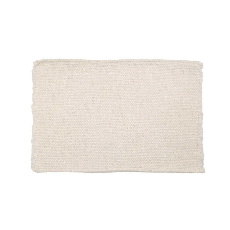 Pom Pom at Home Porter White Set of 4 Placemats ~ 13 x 19