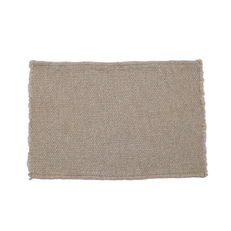 Pom Pom at Home Porter Natural Set of 4 Placemats ~ 13 x 19