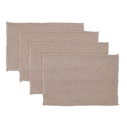 Pom Pom at Home Porter Natural Set of 4 Placemats ~ 13 x 19