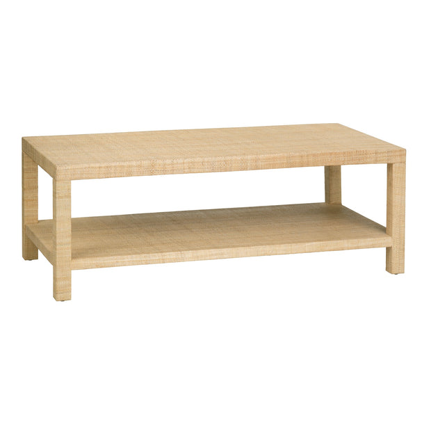Crestview Collection Providence Rafia Coffee Table