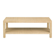 Crestview Collection Providence Rafia Coffee Table