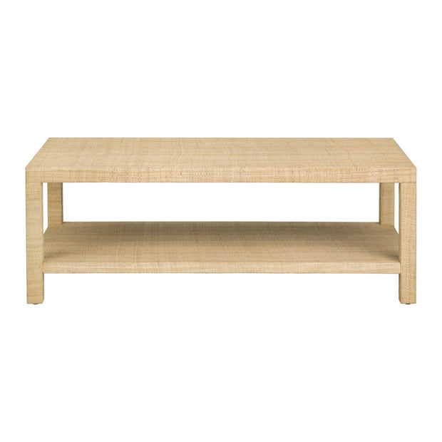 Crestview Collection Providence Rafia Coffee Table