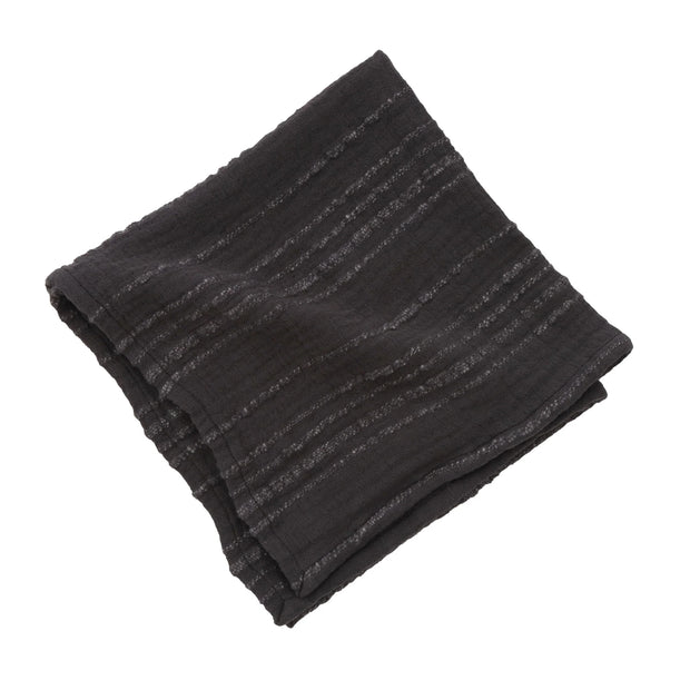 Pom Pom at Home Kenwood Charcoal Set of 4 Napkins ~ 13 x 19