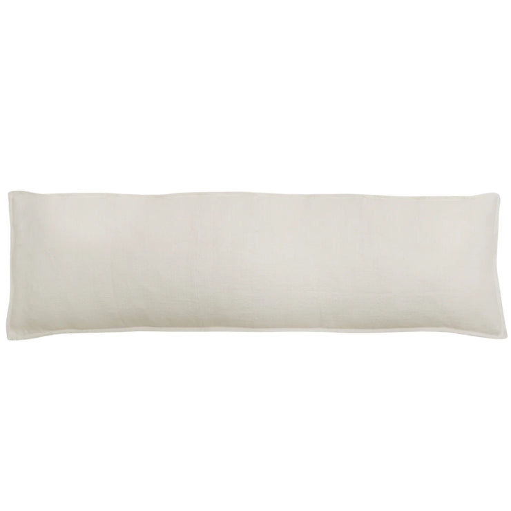 Pom Pom at Home Montauk Cream Linen Body Pillow with Insert  ~ 18 x 60 ~ LAST CHANCE SALE ~ LIMITED QUANTITIES