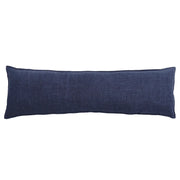 Pom Pom at Home Montauk Indigo Linen Body Pillow with Insert  ~ 18 x 60