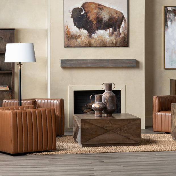 Crestview Collection Atticus Square Coffee Table