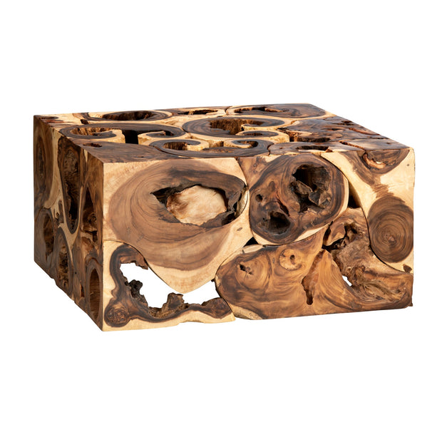 Crestview Collection Borneo Suar Modern Organic Coffee Table