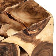 Crestview Collection Borneo Suar Modern Organic Coffee Table