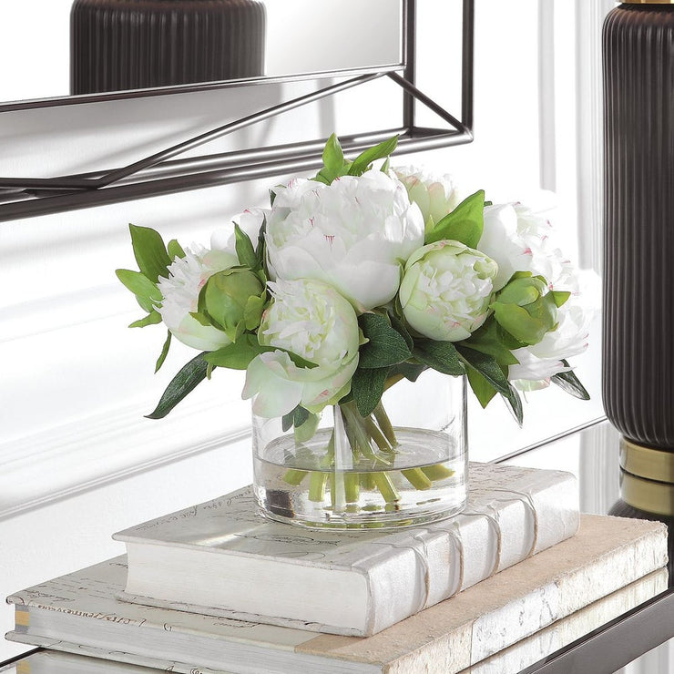Uttermost Garden Peony Bouquet Botanicals