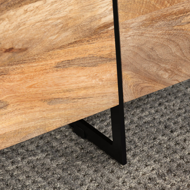Crestview Collection Brennon Mango Wood Rectangular Coffee Table