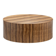 Crestview Collection Limba Modern Organic Round Coffee Table