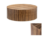 Crestview Collection Limba Modern Organic Round Coffee Table
