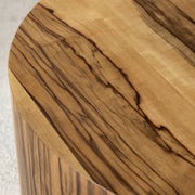 Crestview Collection Limba Modern Organic Round Coffee Table