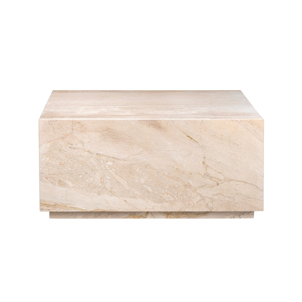 Crestview Collection Florence Natural Marble Coffee Table