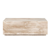 Crestview Collection Palermo Travertine Coffee Table