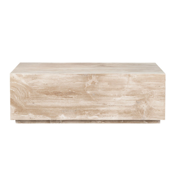 Crestview Collection Palermo Travertine Coffee Table