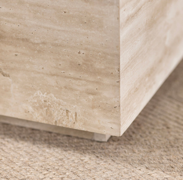Crestview Collection Palermo Travertine Coffee Table
